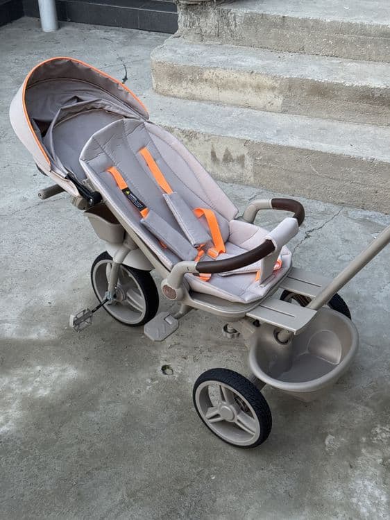 Детский трехколесный велосипед 2в1 KD-6200 велоколяска 1-5 лет EVA — 6
