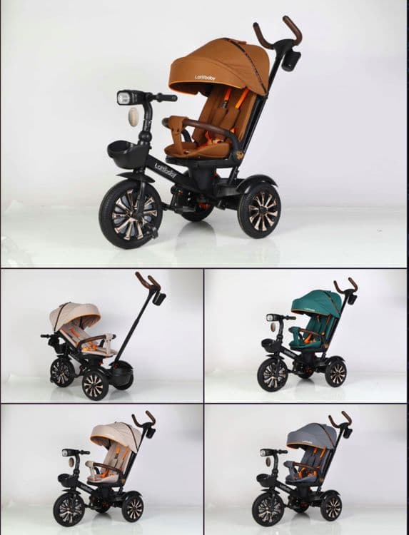 Детский велосипед Lottibaby 6200 Ultra с ручкой родителя от 1-5 лет — 16