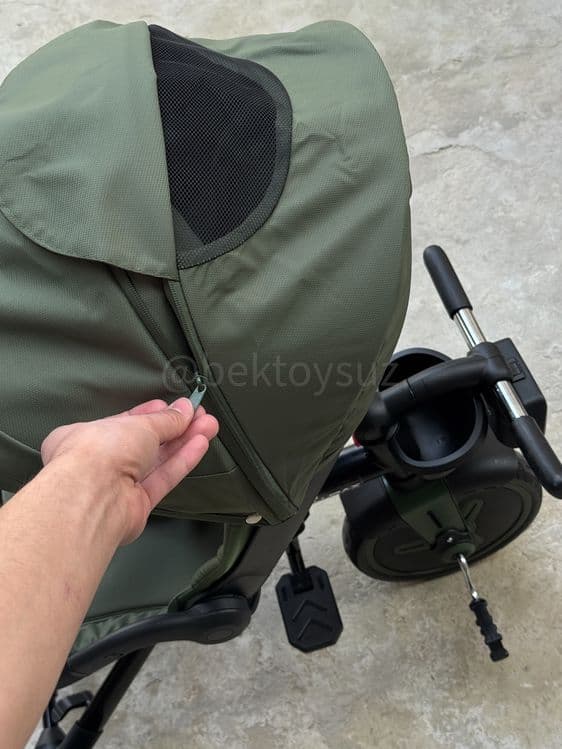 Детский трёхколёсный Skillmax — складной, комфортный для прогулок — 6