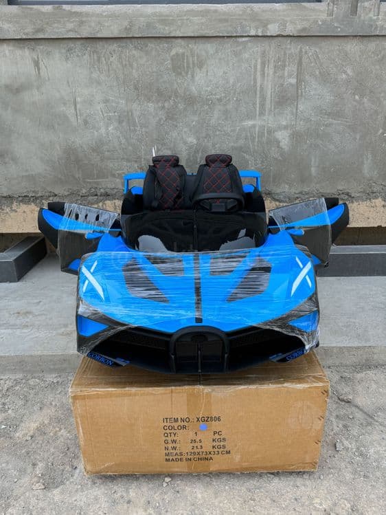 Детская машина Bugatti Bolide 24V – 2 местная, Bluetooth, 4x4 — 9