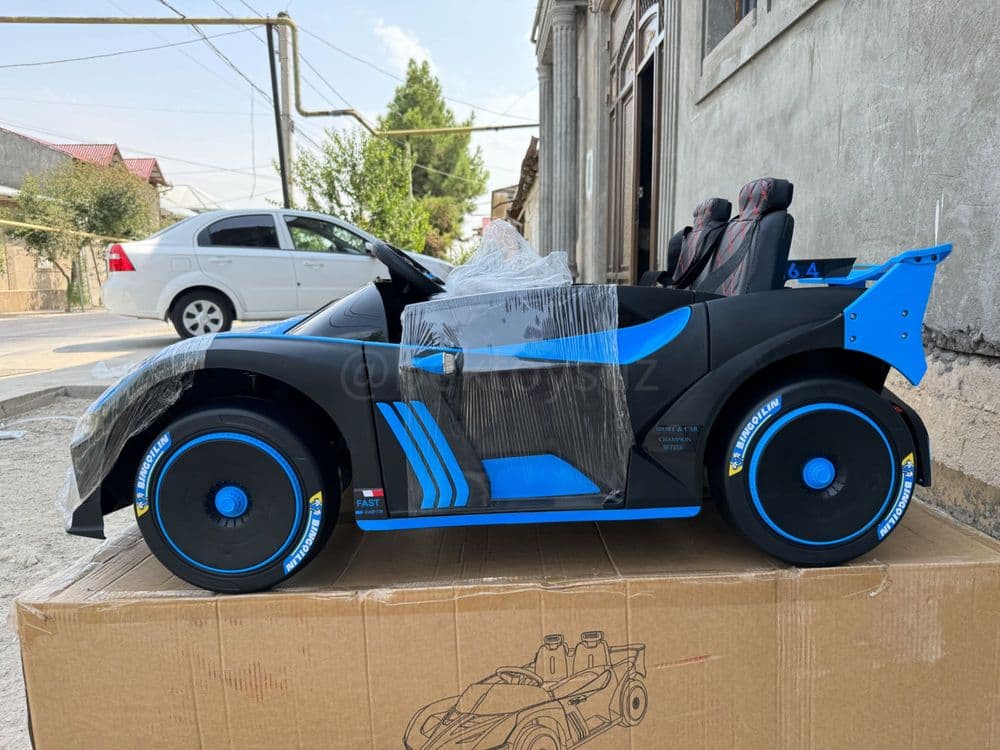 Детская машина Bugatti Bolide 24V – 2 местная, Bluetooth, 4x4 — 11