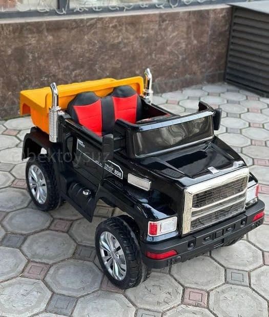 Детский грузовик самосвал 4x4 12V Bluetooth EVA колёса с пультом — 10