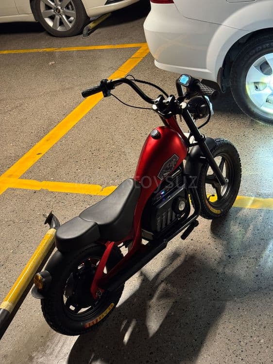 Детский мотоцикл Harley 24V 250W до 34 км/ч Bluetooth кожаное сиденье — 7