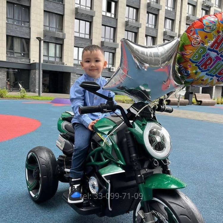 Детский мотоцикл Agusta ABM-9588, 12V с Bluetooth и EVA колеса 2-5 лет — 2