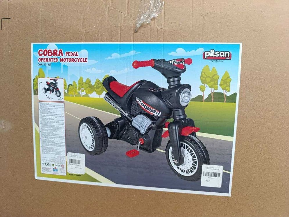 Мотоцикл Cobra с педальным управлением Pilsan-70х92х59 см Доставка ест — 7