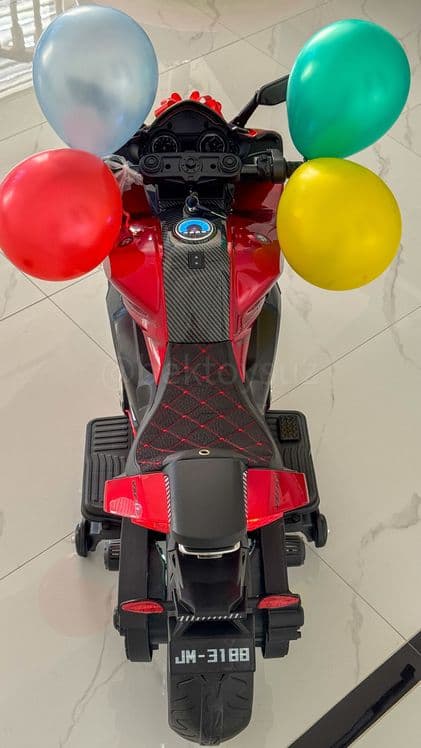 Детский мотоцикл Yamaha 24V Bluetooth EVA и подсветкой 3-7 лет до 30кг — 6