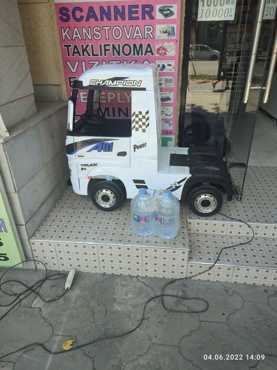Moshinacha Kamazcha bolalar fura mers detskiy mashina elektron — 2