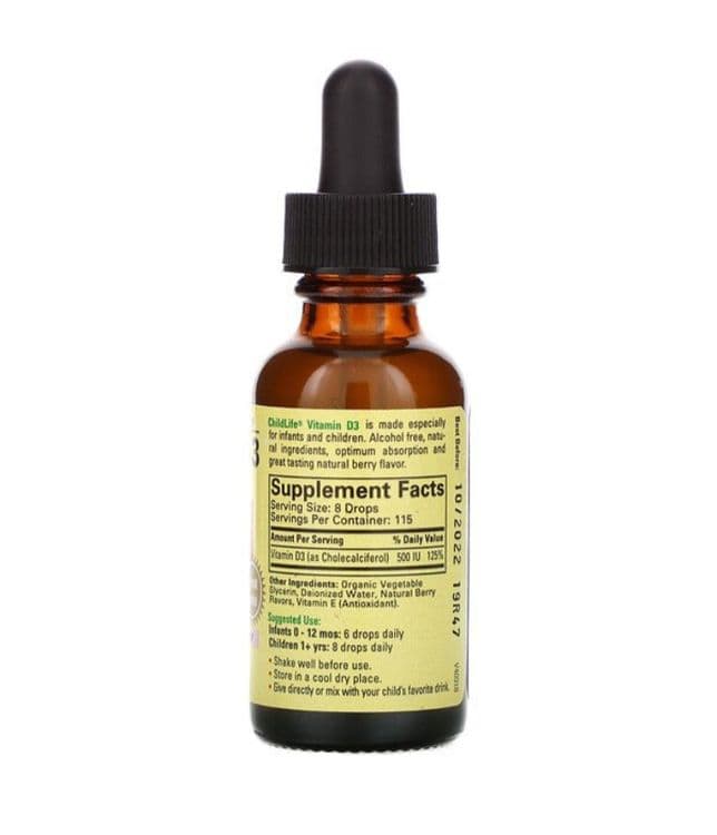 Child life витамин Д3 из США. Vitamin D3 30 ml — 2