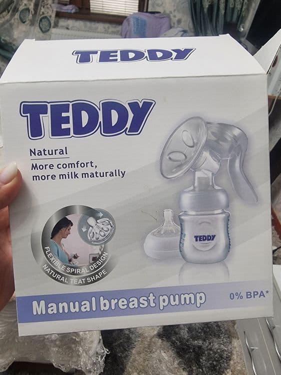 ручной (механический) молокоотсос бренда Teddy. — 2