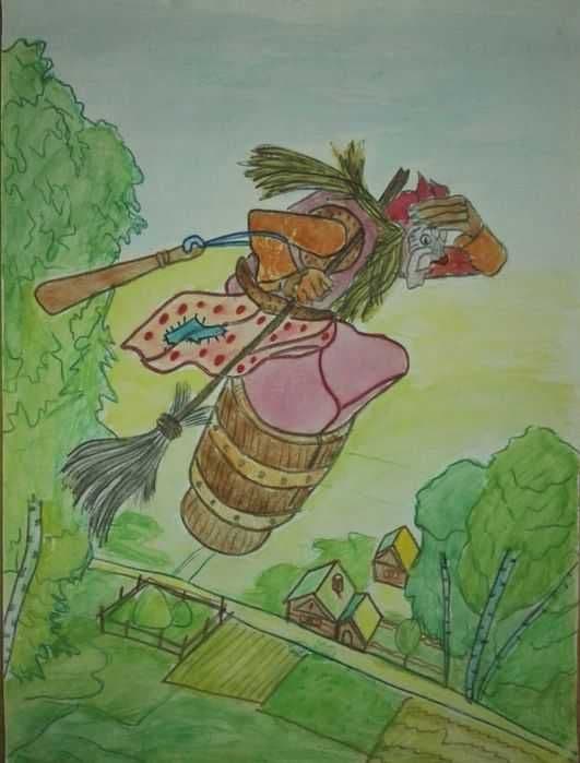Альбом со школьными рисунками — 1