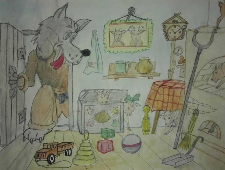 Альбом со школьными рисунками — 3