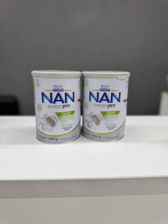 Nan 1,2,3,4, безлактозный, гипоаллергенный, тройной комфорт — 10