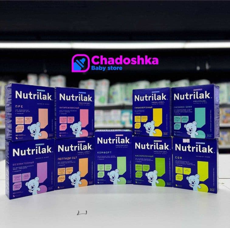 Nutrilak 1,2,3,4 комфорт, безлактозный, пре, соя, амино — 2