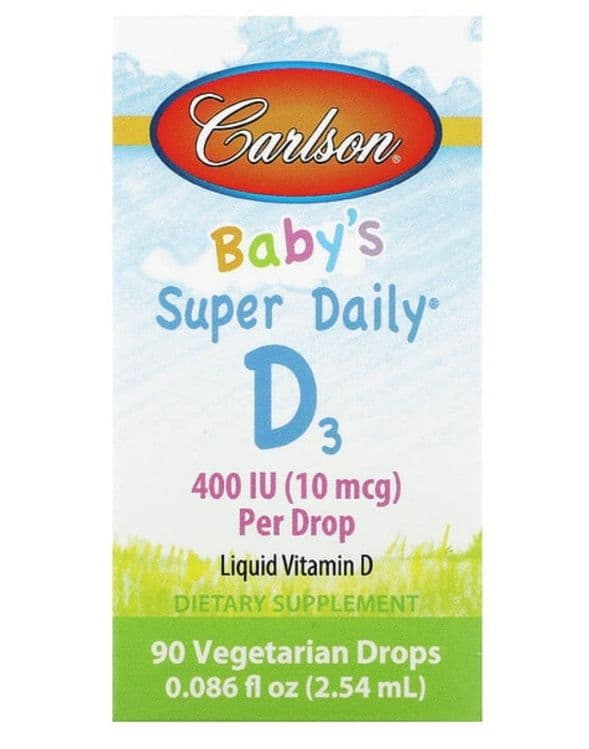 Carlson  bolalar uchun vitamin d3 amerika brendi — 2