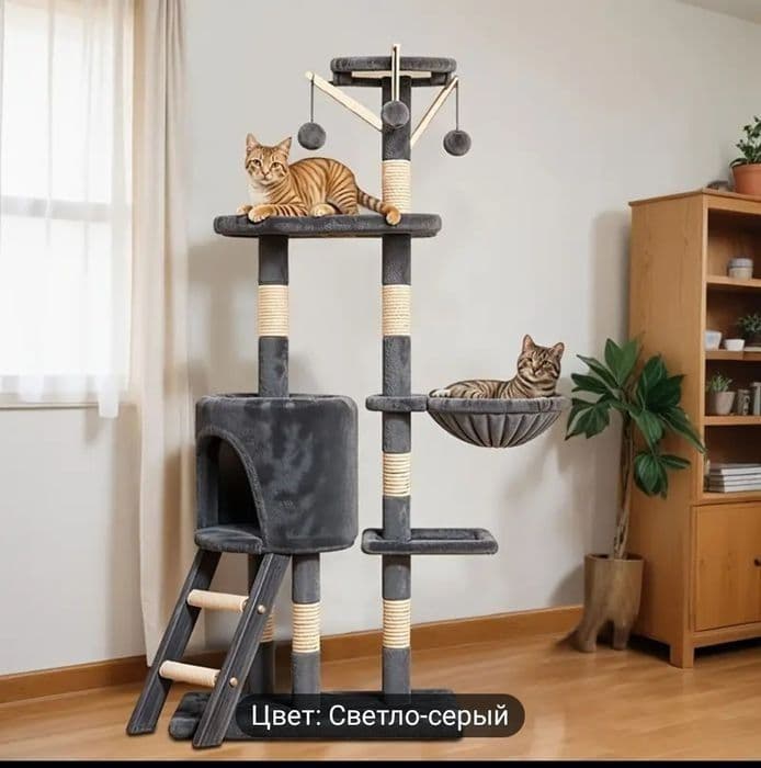 Домик для кошки -когтеточка  Фабричный завод — 1