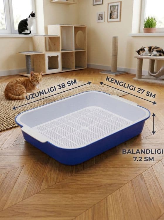 Mushuklar, quyonlar uchun to‘rli lotok (tovoq). Лоток для кошек — 6