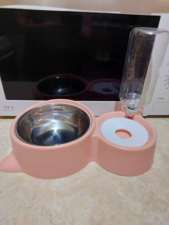 Миска для кошки с автоматической наливайкой воды — 4