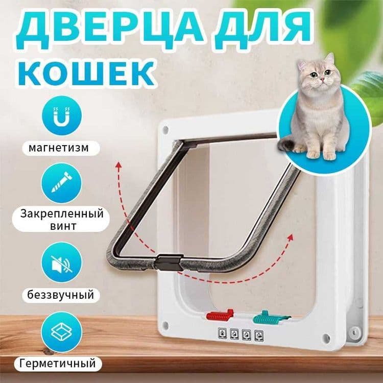 Дверца для кошек, кошачья дверь и двери — 7