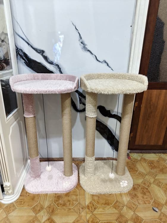 Когтеточка с лежанкой для кошек. Дом для кошек. Ассортимент есть — 9