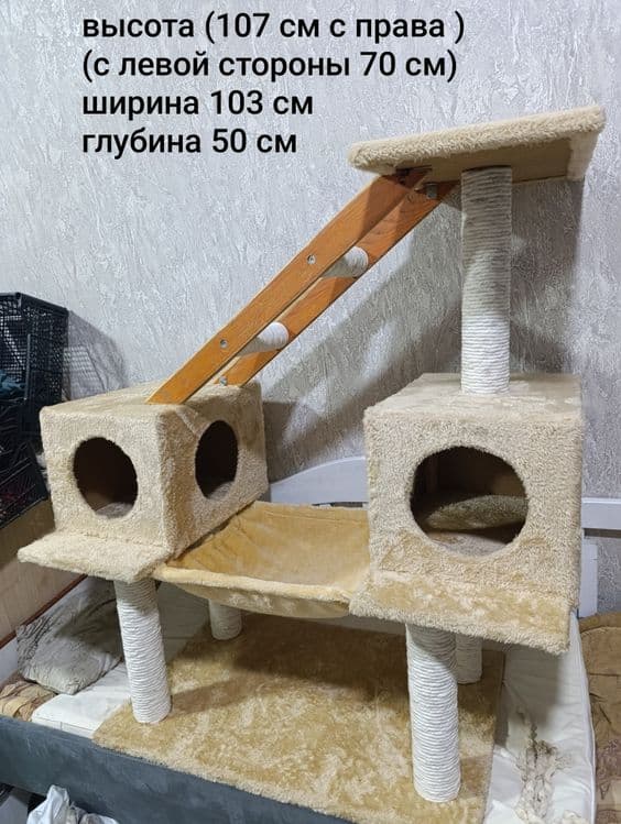 Котодомик когтеточка лежанка для 4х и более кошек — 1