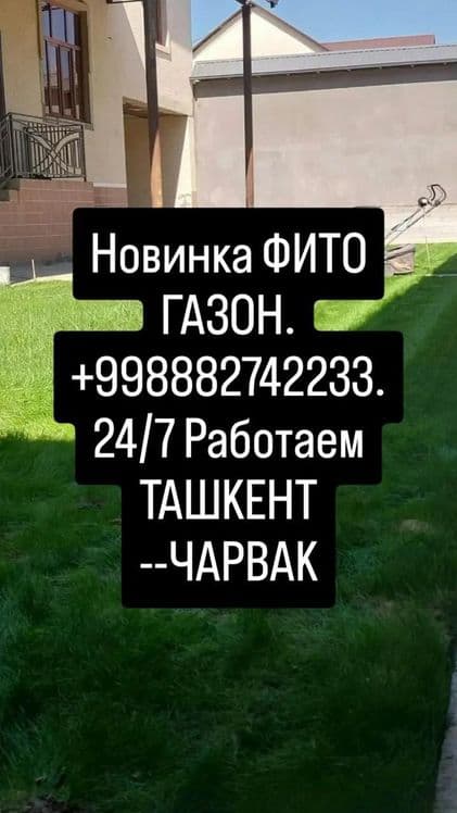 Акция на рулонный газон. — 15