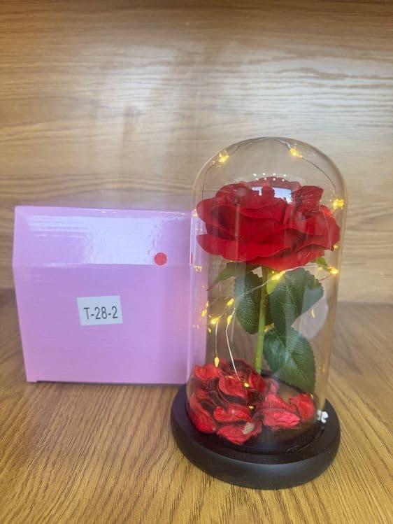 Роза в колбе с подсветкой — 5