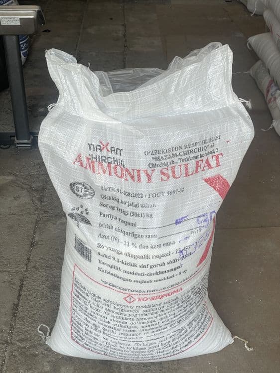 Sulfat ammoniy (NH) S0 Azotli mineral O’g’it — 1