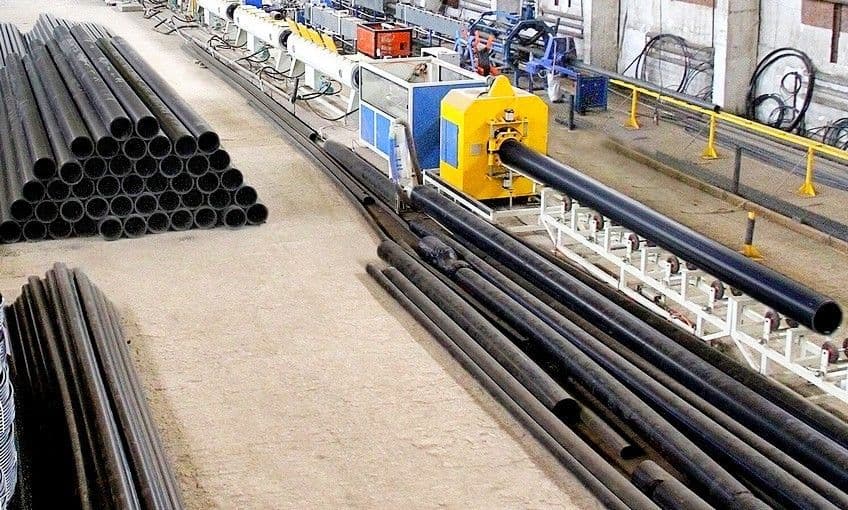 Polietelen truba qora plastmassa turba — 3