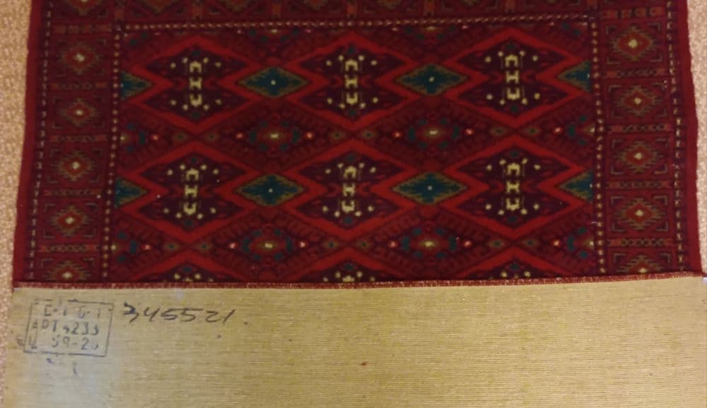 Туркменский ковер из верблюжей шерсти — 2