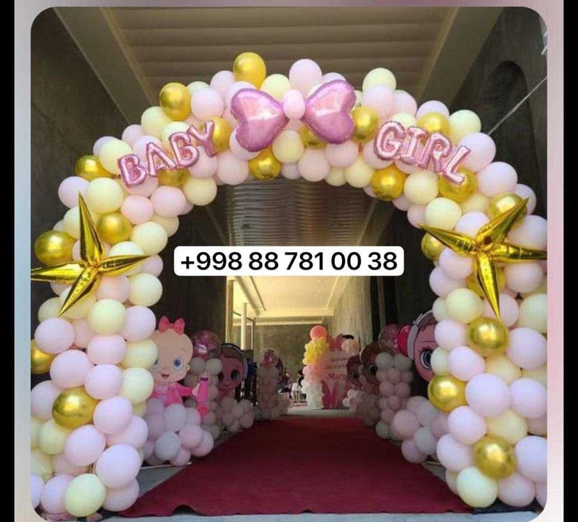Oformleniya Roddom Tug'ilgan kun Marry me Suniy Gullar bilan bezatamiz — 12