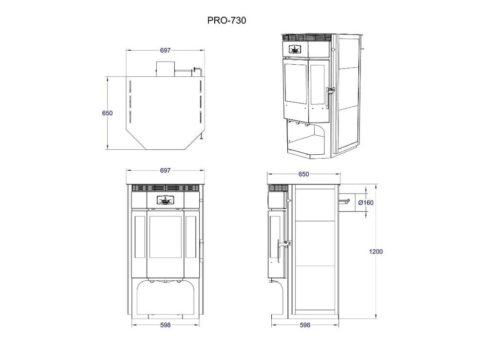 Камин "PRO-730",печь-камин,отопление,обогрев — 2