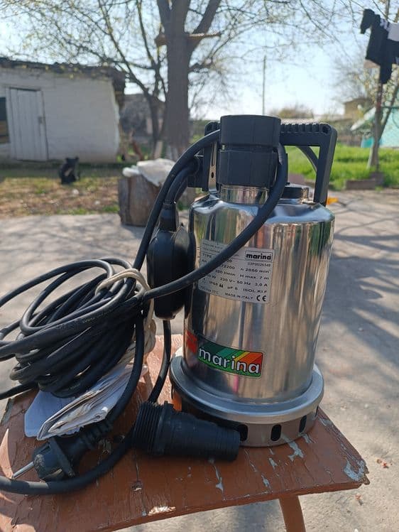 Насос новый водяной погружной Marina SXG 600 — 2