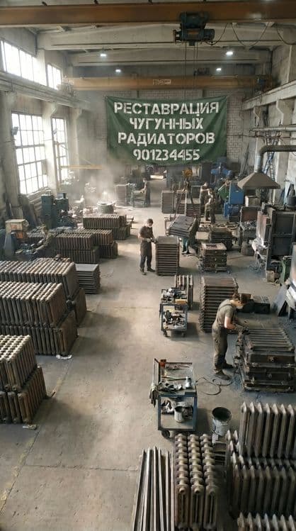 Чугунные батареи реставрация гарантия и качества — 1