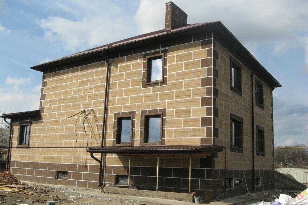 Гибкий камень на фасаде и для наружного приминения — 10