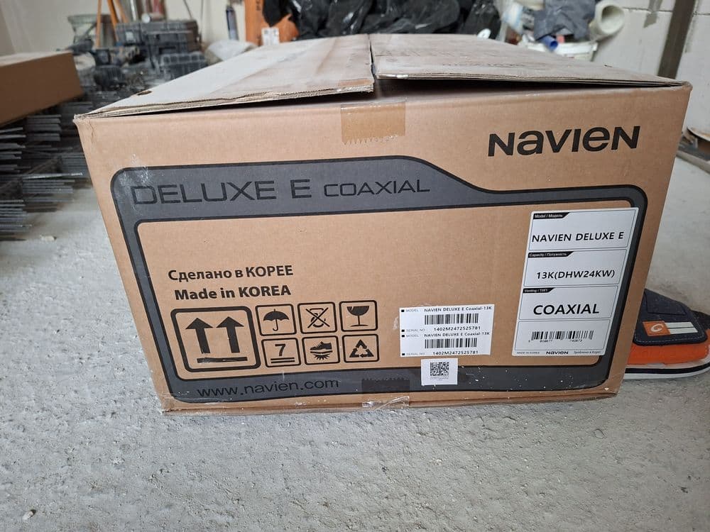 Двухконтурный котел производство Корея  NAVIEN DELUXE E — 1