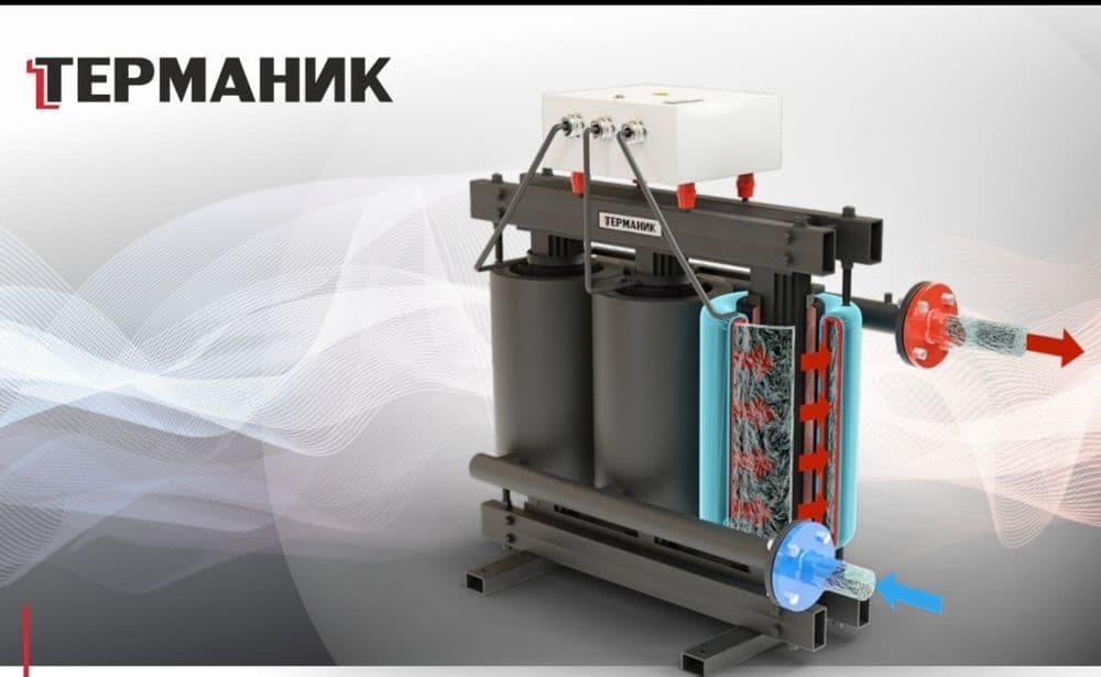 Индуктивно-кондуктивный нагреватель, электрокотел — 1