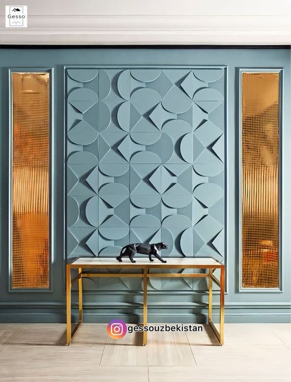 Гипсовый 3д панель ТРИАДА | gip 3d panel | decor | декор | aboy | абои — 9