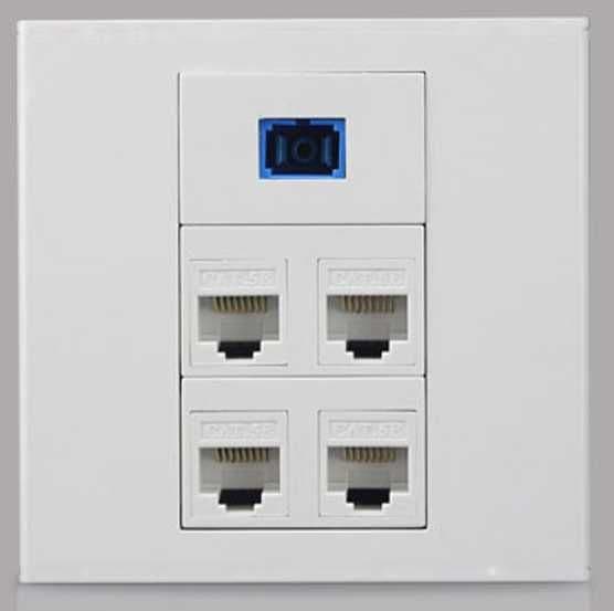 Оптоволоконная + RJ45 розетка — 1