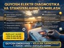 Quyosh elektr stansiyalariga texnik xizmat