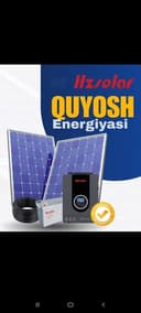 Quyosh panel hz solar eng arzoni bizda shoshiling