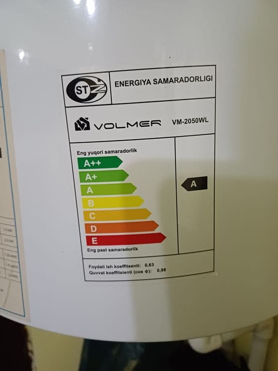 Ariston 100 l Jizzax vil Paxtakor tuman — 2