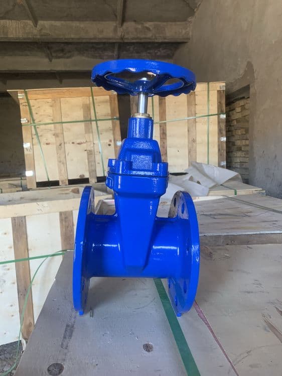 Задвижка чугунная ДУ100 РУ16 - 12.2 kg Оптовая цена Zadvijka — 5