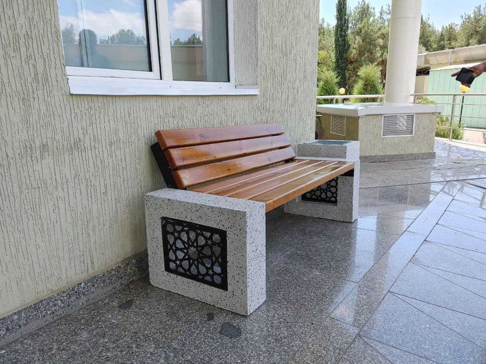 Бетон парк урна skameka skameyka urnalar скамейка скамейки урна вазон — 6