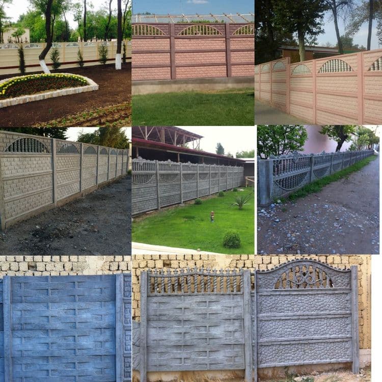 Evro zabor. Beton devor — 1