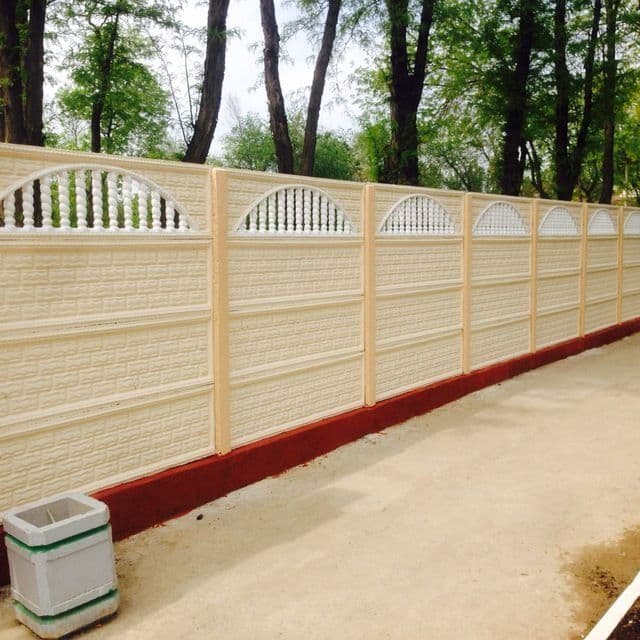 Evro zabor. Beton devor — 4