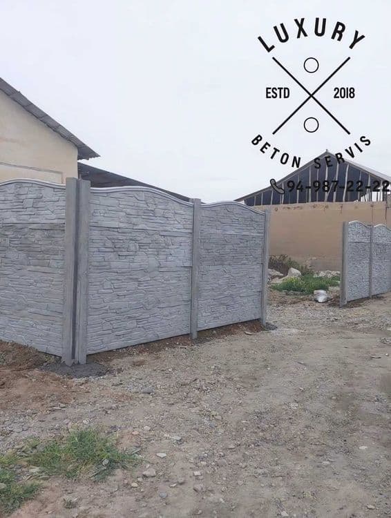 dekorativ beton devor evrozabor zabor — 3