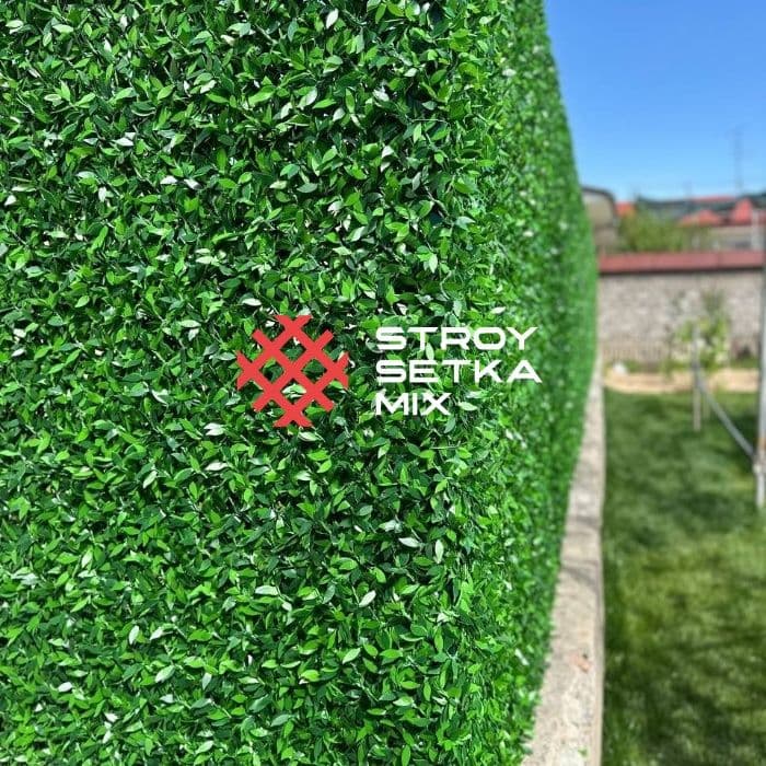 Ekozabor bargli yashil devor setka евросетка с листьями екозабор — 1