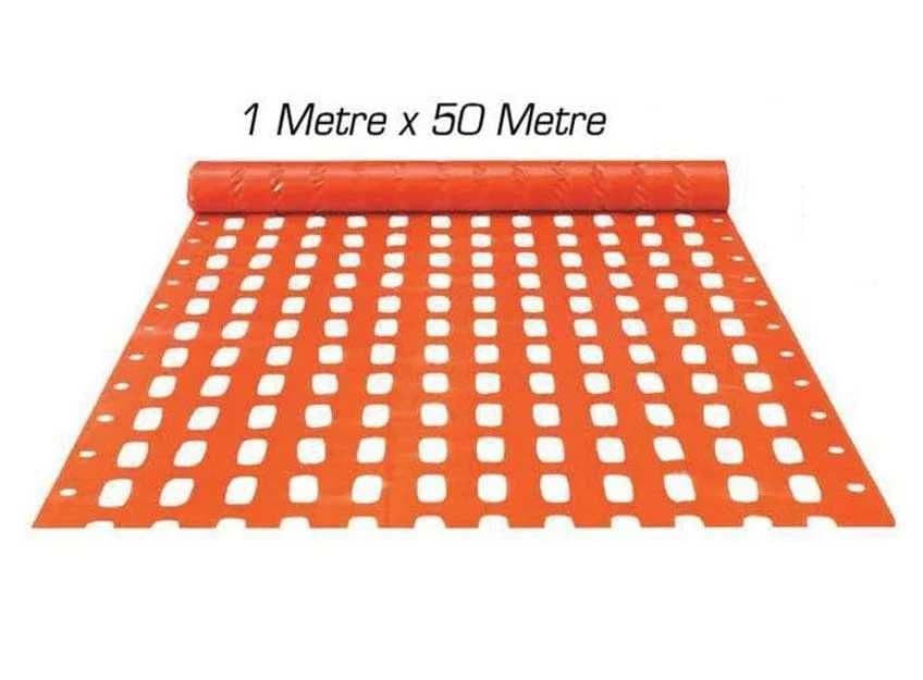 Сетка для ограждения оранжевая аварийная 1x50м, 90гр м2 SETKA — 3
