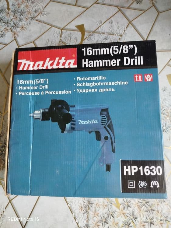 Сетевая Ударная Дрель Makita HP1630 — 3