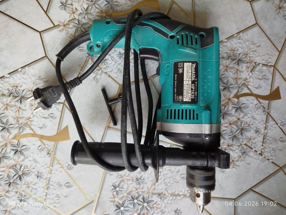 Сетевая Ударная Дрель Makita HP1630 — 4